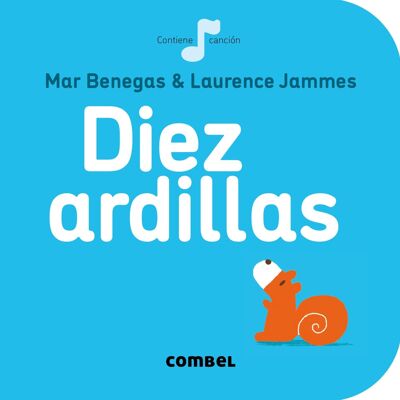 Libro per bambini Dieci scoiattoli Lingua: EN