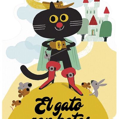 Libro per bambini Il gatto con gli stivali Lingua: EN