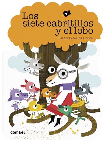 Livre pour enfants Les sept petits enfants et le loup Langue : ES v3