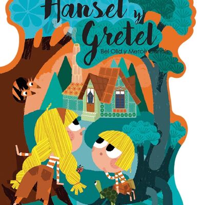 Libro per bambini Hansel e Gretel Lingua: ES -adattato-