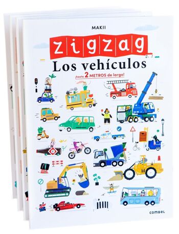 Livre pour enfants Zigzag Vehicles Langue : EN