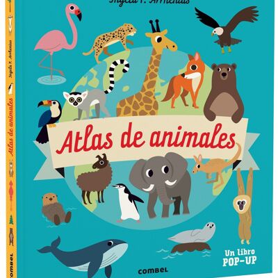 Libro per bambini Animal Atlas Lingua: ES