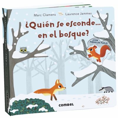 Livre pour enfants Qui se cache... dans la forêt Langue : EN
