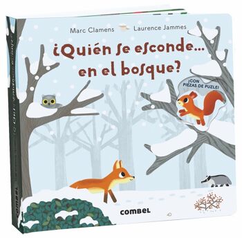 Livre pour enfants Qui se cache... dans la forêt Langue : EN
