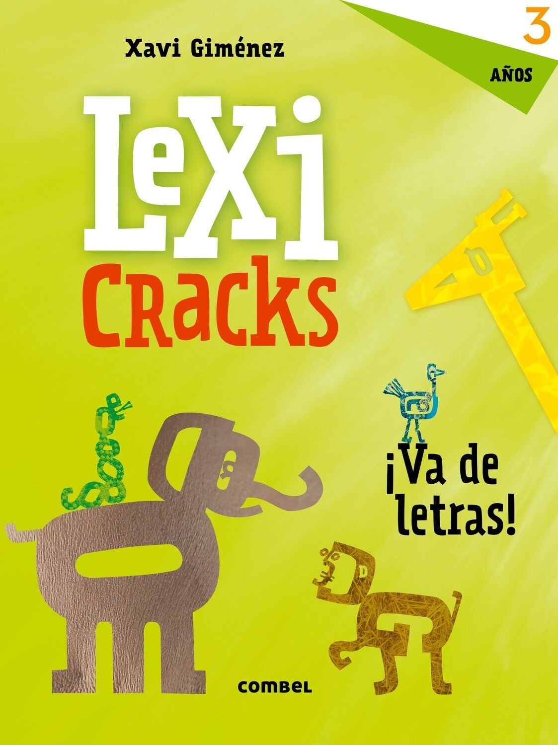 Libro infantil Lexicracks. Ejercicios de escritura y lenguaje 3 años Idioma: ES