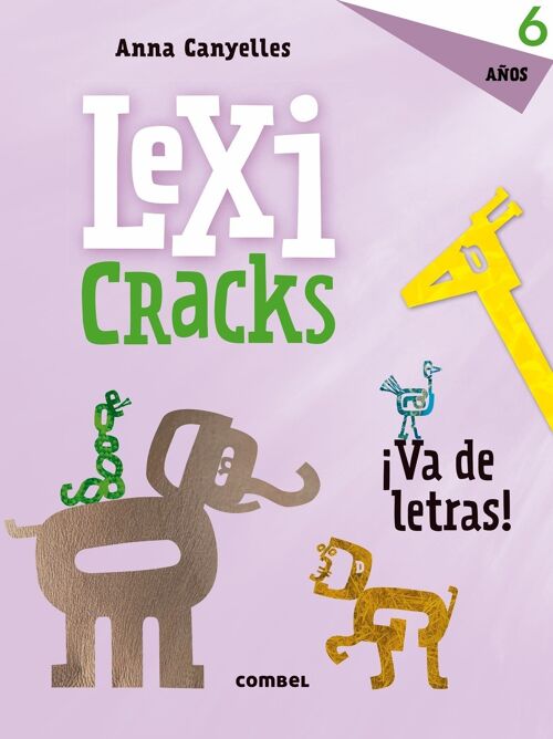Libro infantil Lexicracks. Ejercicios de escritura y lenguaje 6 años Idioma: ES