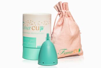FemaCup taille unique turquoise 1