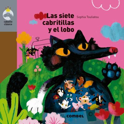 Libro per bambini I sette capretti e il lupo Lingua: EN