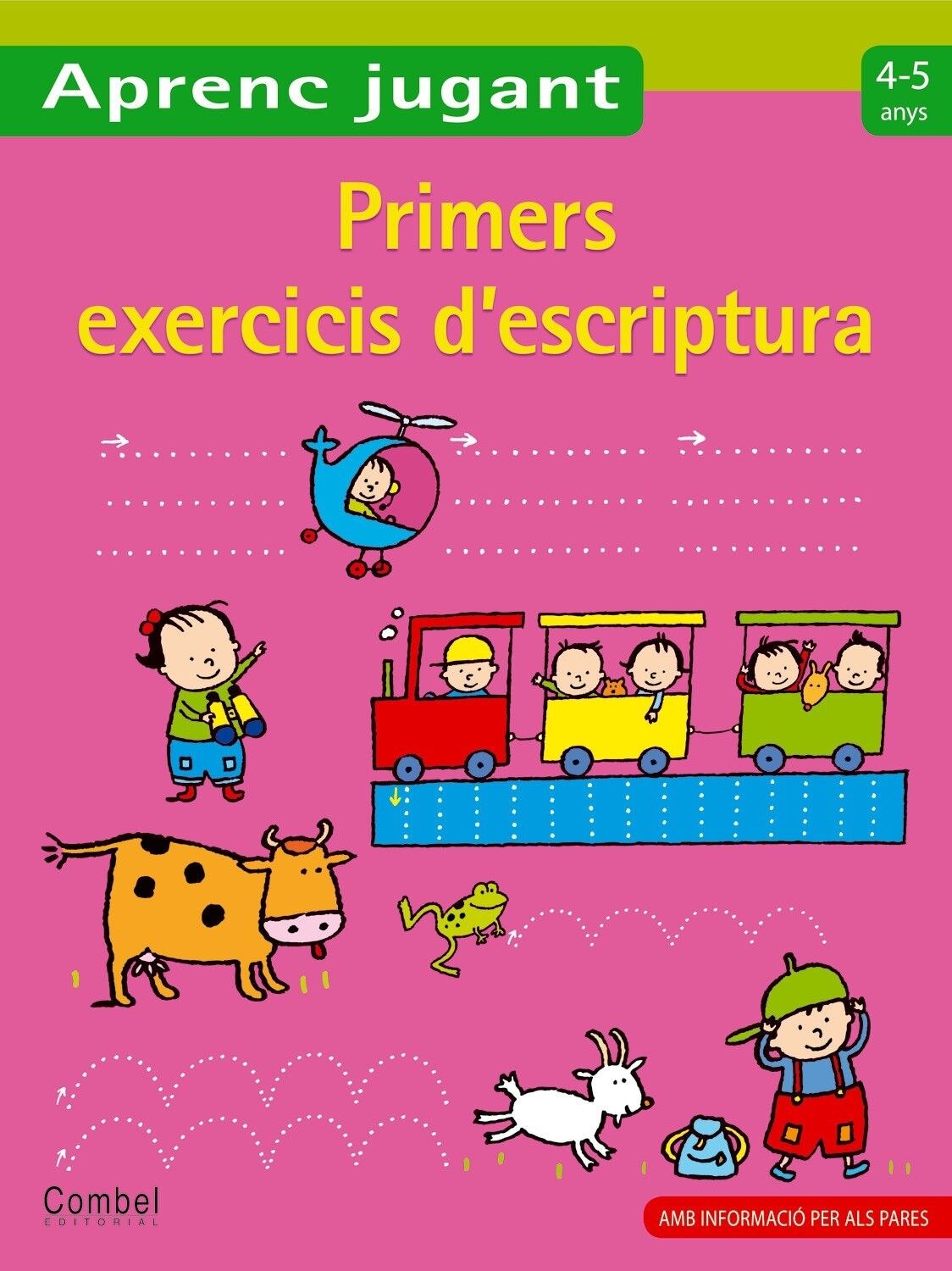 Libro per bambini Primers exercicis d'escriptura 4-5 anni Lingua: CA