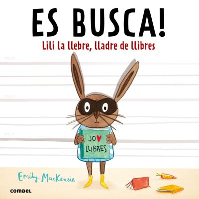 Children's book Lili is looking for the llebre, lladre de llibres Language: CA