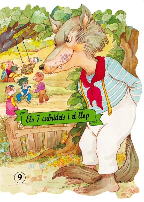 Libro infantil Els 7 cabridets i el llop Idioma: CA -clàssic-