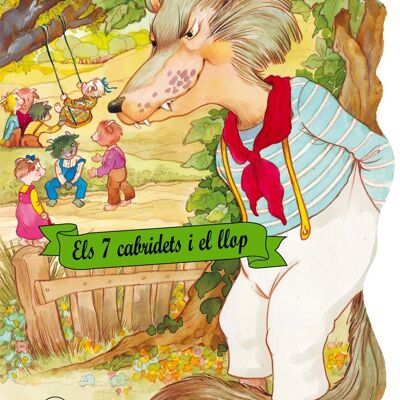 Libro infantil Els 7 cabridets i el llop Idioma: CA -clàssic-