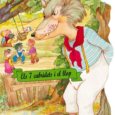 Libro infantil Els 7 cabridets i el llop Idioma: CA -clàssic-