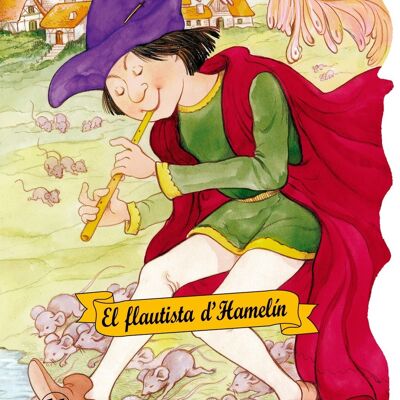 Libro per bambini Il pifferaio magico di Hamelin Lingua: CA -classico-