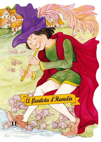 Livre pour enfants Le joueur de flûte de Hamelin Langue : CA -classique-