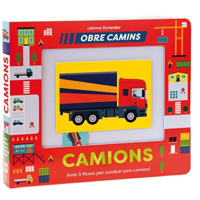 Kinderbuch Lastwagen. Auf Straßen Sprache: CA