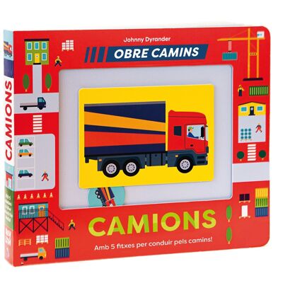 Libro infantil Camions. Obre camins Idioma: CA