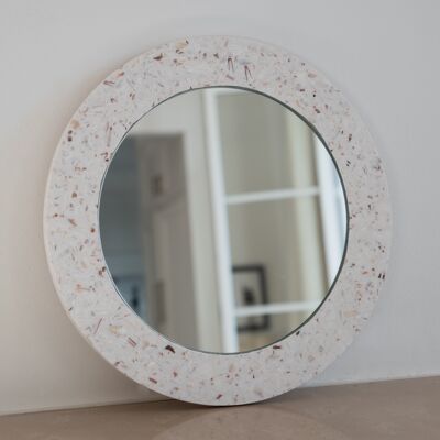 Miroir en coquillages recyclés HEOL