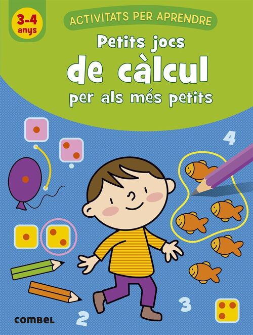 Libro infantil Petits jocs de càlcul per als més petits -3-4 anys- Idioma: CA