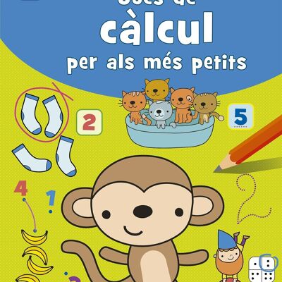 Libro infantil Jocs de càlcul per als més petits -4-5 anys- Idioma: CA