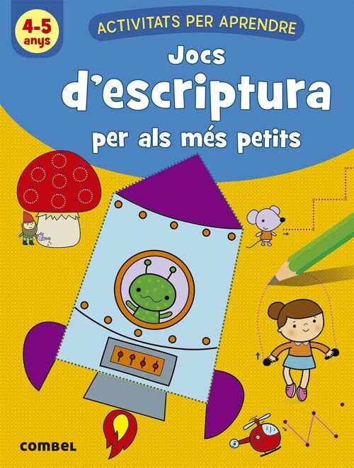Libro infantil Jocs d'escriptura per als més petits -4-5 anys- Idioma: CA