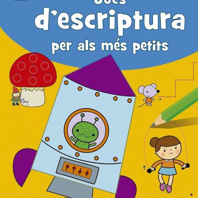 Libro per bambini Jocs d'escriptura per als més petits -4-5 anni- Lingua: CA