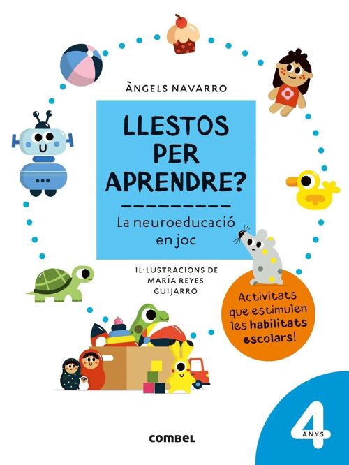 Libro infantil Llestos per aprendre La neuroeducació en joc 4 anys Idioma: CA