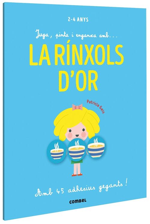 Libro infantil Juga, pinta i enganxa amb… La Rínxols d'Or Idioma: CA