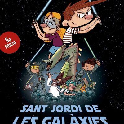 Sant Jordi de les Galàxies children's book Language: CA