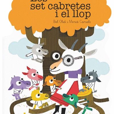 Libro per bambini Les cabretes i el llop Lingua: CA.