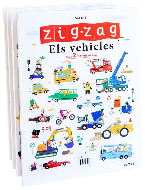Libro infantil Zig-zag Els vehicles Idioma: CA
