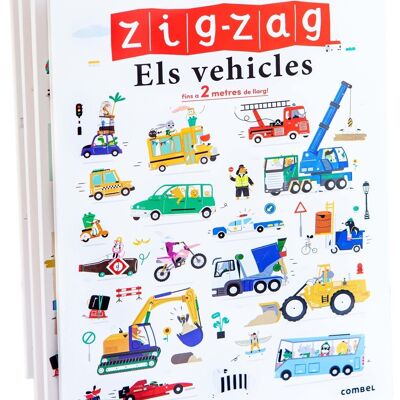 Libro infantil Zig-zag Els vehicles Idioma: CA