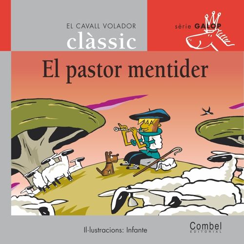 Libro infantil El pastor mentider Idioma: CA v2