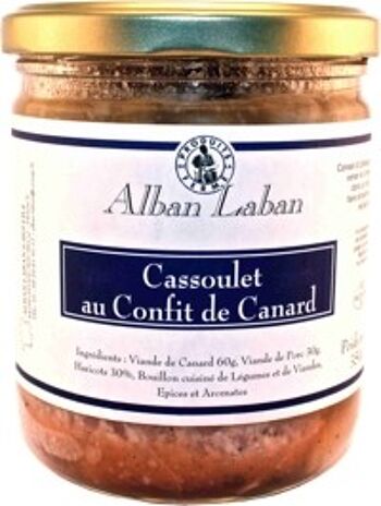 Cassoulet aux haricots tarbais - 350g
