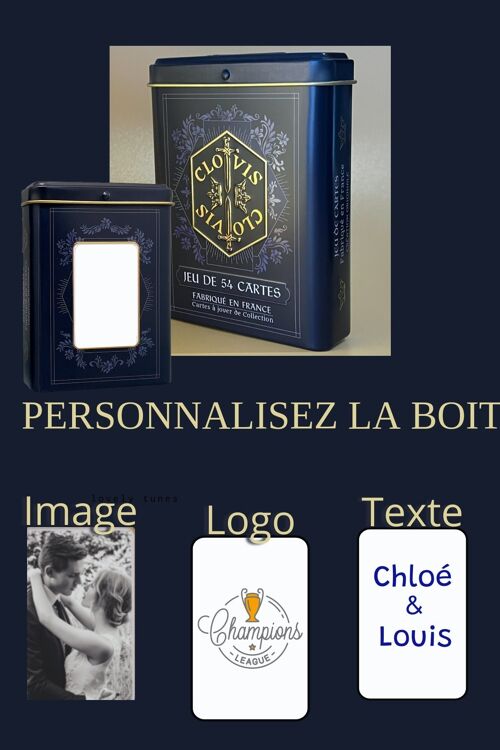 Boite en métal personnalisée