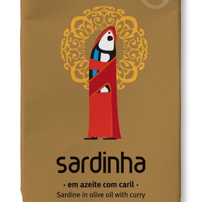 Sardina en aceite de oliva con curry