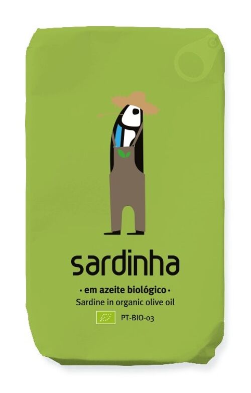 Sardine in organic olive oil