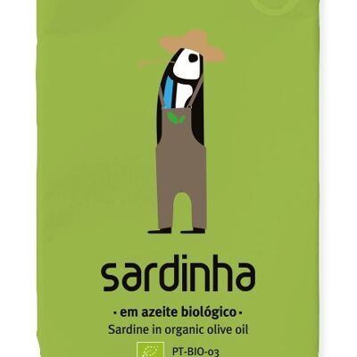 Sardina en aceite de oliva ecológico
