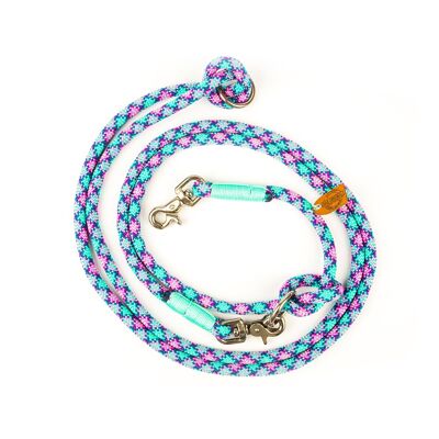 ROPE DOG LEAD PINKTÜRKIS