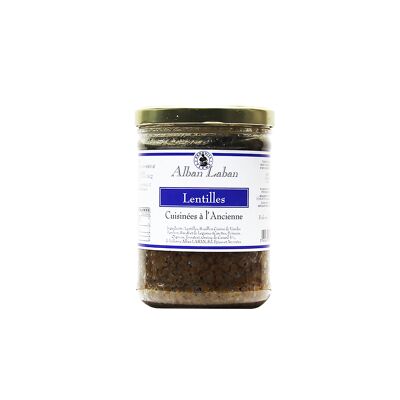 Cooked lentils - 720g