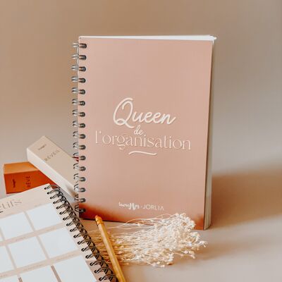 Organization Queen A5 Notebook, Spirals