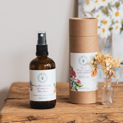 Neroli, Rose Geranium and Frankincense Pillow Spray