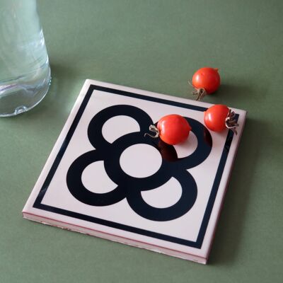 Ceramic tile trivet Barcelona