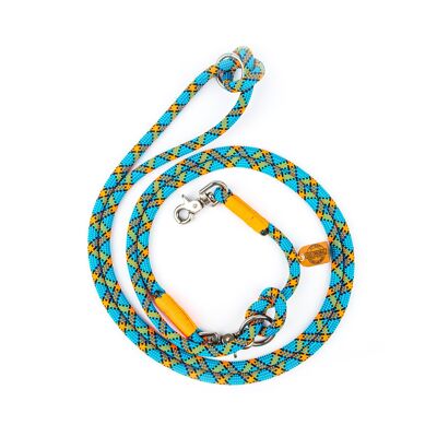 ROPE DOG LEAD ORANGEBLUE