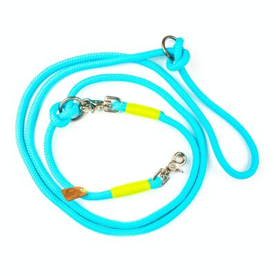 ROPE DOG LEAD TURQUOISE