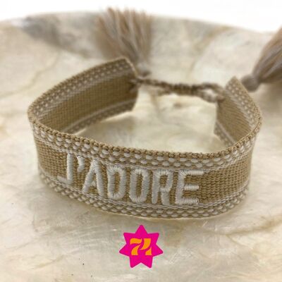 Statement bracelet sand J'adore