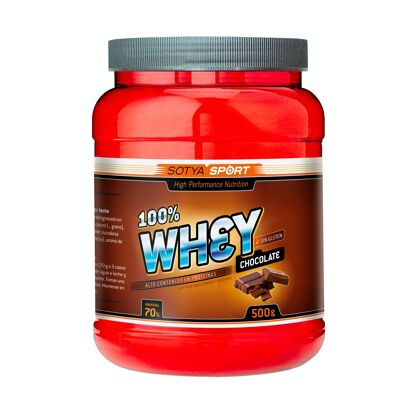 SOTYA Sport proteína whey 100% chocolate 500 gr