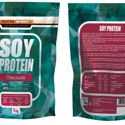 SOTYA Sport protéine de soja chocolat 1000g Doypack