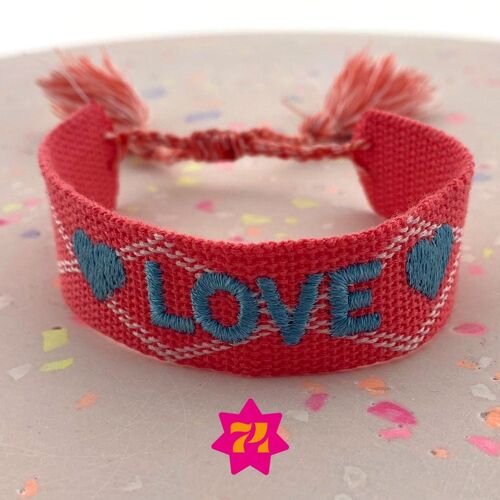 Statement bracelet Coral LOVE