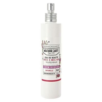 Acqua di bellezza alla rosa bio e miele bio 200ml